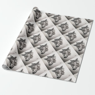 Papel De Presente Lobo