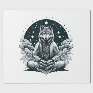 Papel De Presente Lobo Consciente