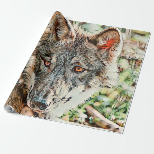 Papel De Presente lobo toony