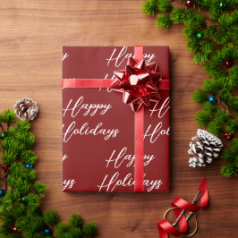 Papel De Presente Logotipo da Empresa de Férias Profissionais