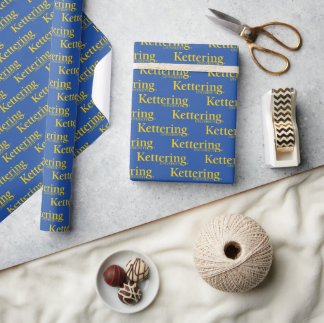 Papel De Presente Logotipo da Universidade Kettering