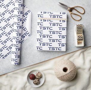 Papel De Presente Logotipo do Bloco do TSTC