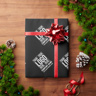 Papel De Presente Logotipo Empresarial Personalizado Corporativo Mod