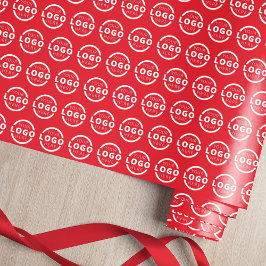 Papel De Presente Logotipo Empresarial Personalizado de Cor Promocio