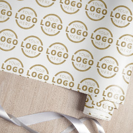 Papel De Presente Logotipo Empresarial Personalizado de Cor Promocio