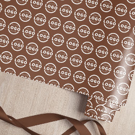 Papel De Presente Logotipo Empresarial Promocional Cor Personalizada