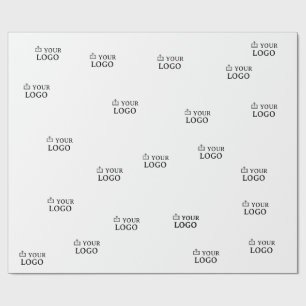 Papel De Presente Logotipo Personalizado da Empresa 