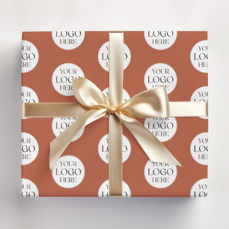 Papel De Presente Logotipo Personalizado da Empresa Promoção Comerci