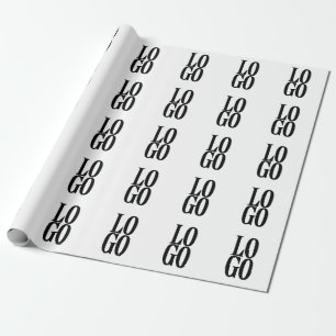 Papel De Presente Logotipo Personalizado de Empresa ou Negócio em Br
