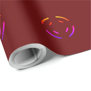 Papel De Presente logotipo personalizado simples e elegante aqui emp