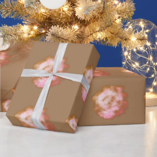 Papel De Presente Logotipo personalizado simples e elegante aqui emp