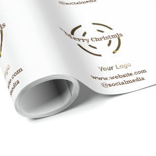 Papel De Presente logotipo personalizado simples minimalista elegant
