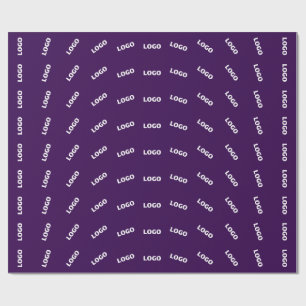 Papel De Presente Logotipo Único ou Qualquer Padrão de Imagem Carreg
