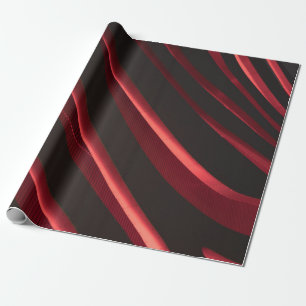 Papel De Presente Logótipo vermelho e preto