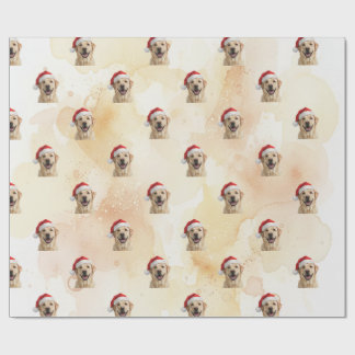Papel De Presente LoiraRetriever Dourado 1