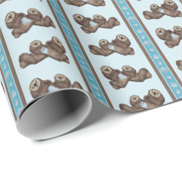 Papel De Presente Lontra Marinha