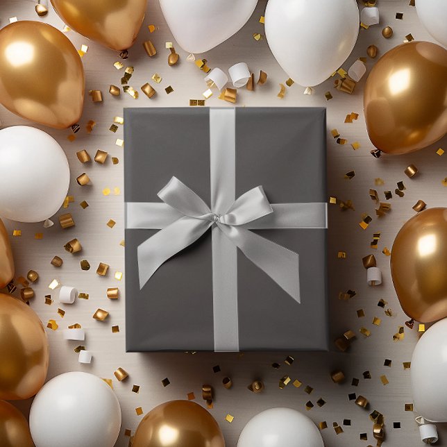 Papel De Presente Lote clássico: papel de moldagem de Cinza escura (Criador carregado)