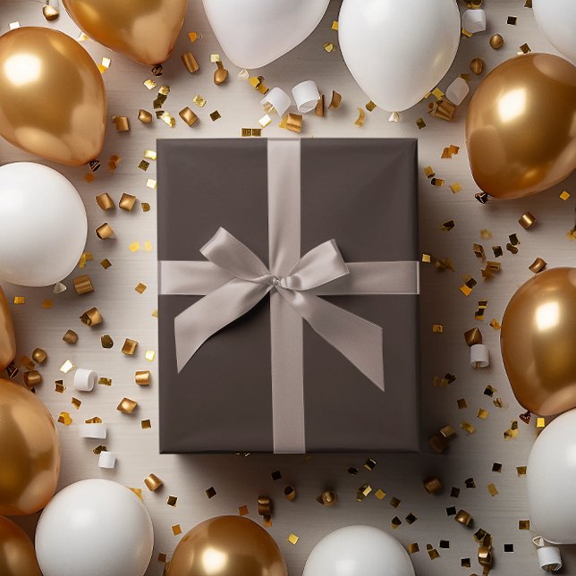 Papel De Presente Lote Clássico: Roll de Papel Escuro de Moldagem (Criador carregado)