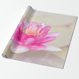 Papel De Presente Lótus Dourado Elegante, Yoga