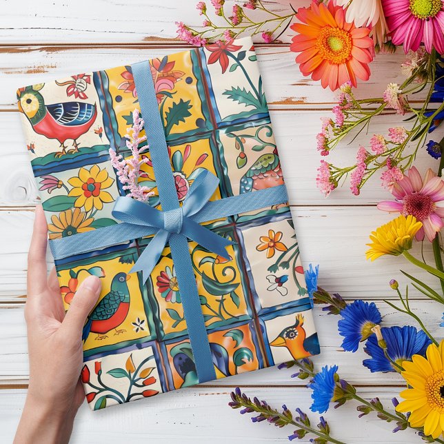 Papel De Presente Louça de Talavera Mexicana  (Criador carregado)