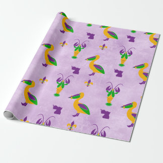Papel De Presente Louisiana Themed Mardi Gras