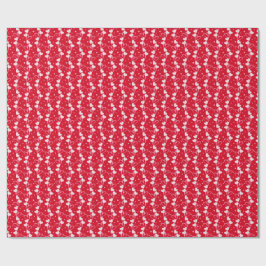 Papel De Presente Love Hearts Doddles, Red, Wrapping Paper
