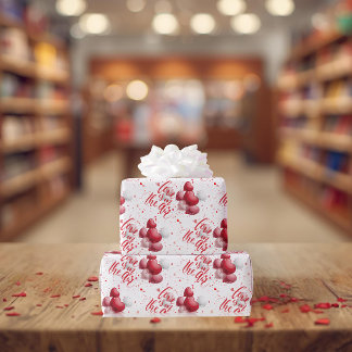 Papel De Presente Love Is In The Air Wrapping Paper