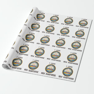 Papel De Presente Love New Hampshire