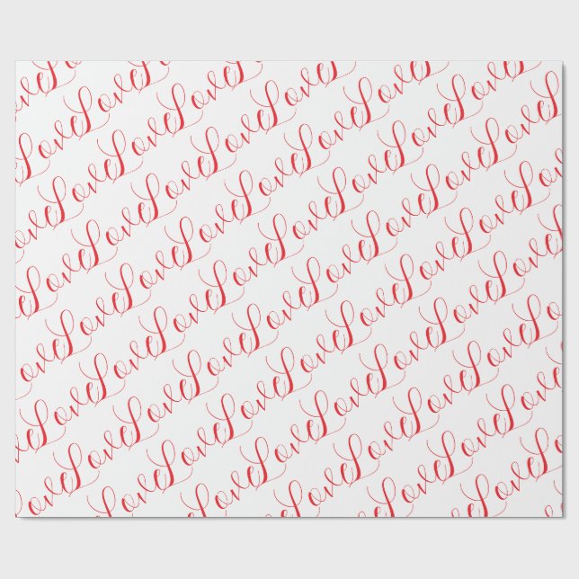 Papel De Presente Love Wrapping Paper (Aberto)