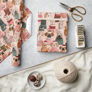 Papel De Presente lovely animal design