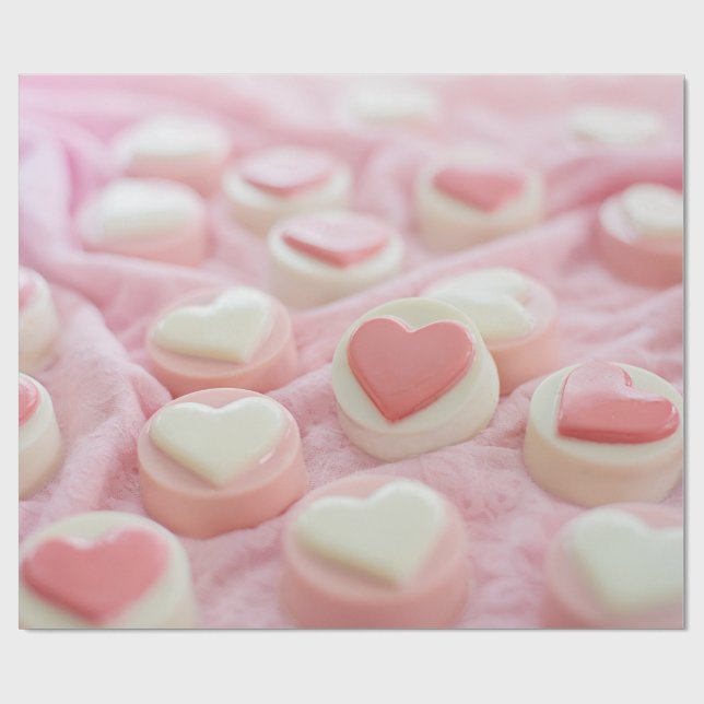 Papel De Presente lovely pink  (Aberto)