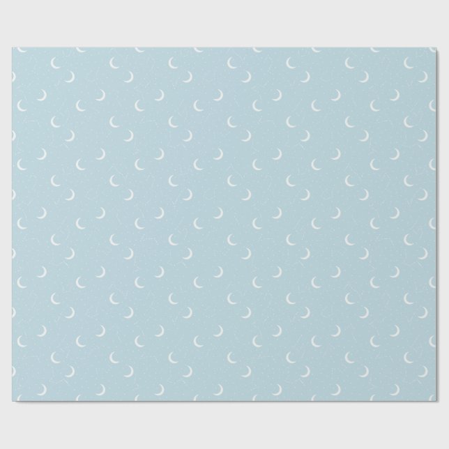 Papel De Presente Lua e Constelações  (Aberto)