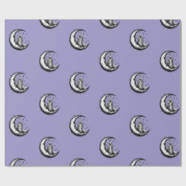 Papel De Presente Lua Iluminada por Velas
