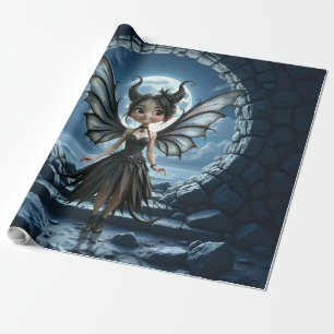 Papel De Presente Lua-Nascida Pequena Sombra, a Fada Gótica Fofa