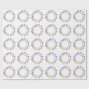 Papel De Presente Luas do Orgulho Crescente e Anel Cardíaco