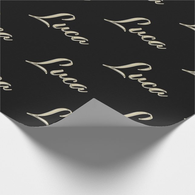 Papel De Presente Luca Vorname Name edles Geschenkpapier Papier (Ponta)