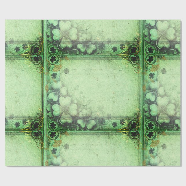 Papel De Presente Lucky Clover (Aberto)