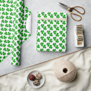 Papel De Presente Lucky Clover