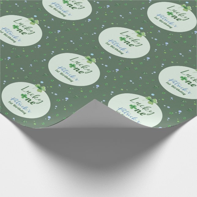 Papel De Presente Lucky One St Patrick Boy Birthday (Ponta)