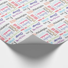 Papel de Presente Lugares Favoritos Cidades Popula