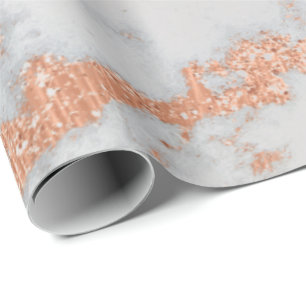 Papel De Presente Lux Dourado Dourado cor-de-rosa do cobre do metal