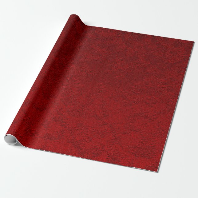 Papel De Presente luxurioso vermelho profundo (Desenrolado)