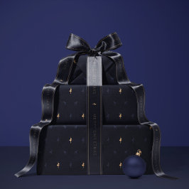 Papel De Presente Luxury navy blue wrapping paper
