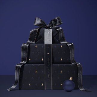 Papel De Presente Luxury navy blue wrapping paper