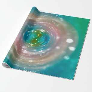 Papel De Presente Luz Bokeh, luzes de ponto de desfoque cintilante e