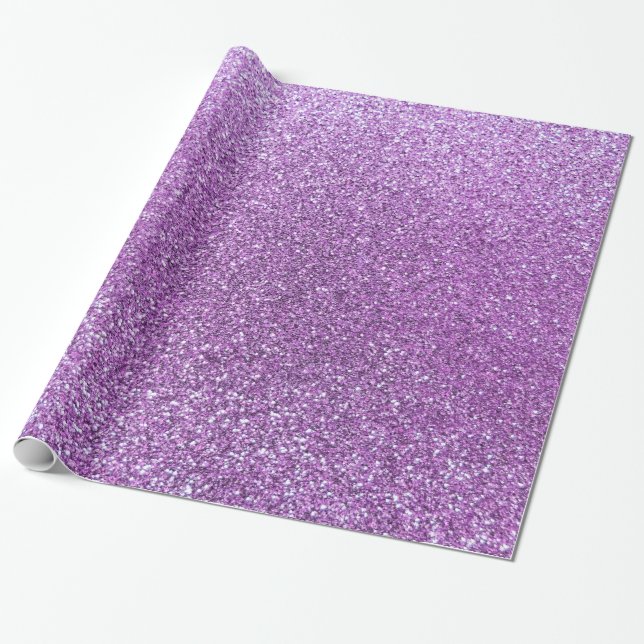 Papel De Presente Luz - brilho roxo (Desenrolado)