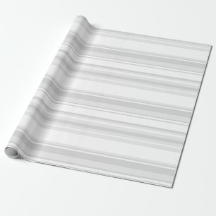 Papel De Presente Luz - listras cinzentas