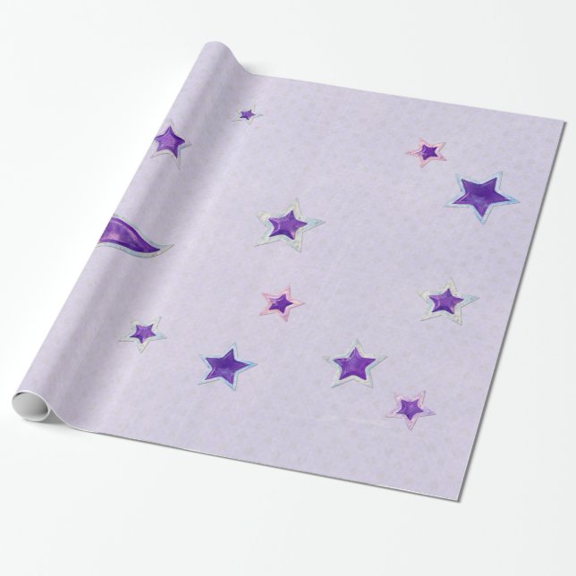 Papel De Presente Luz Mística da Nova Idade (Desenrolado)