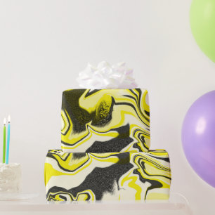 Papel De Presente Luz turbo preta