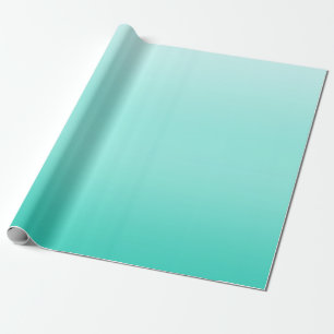 Papel De Presente luz verde-azulada fresca níveis graduados